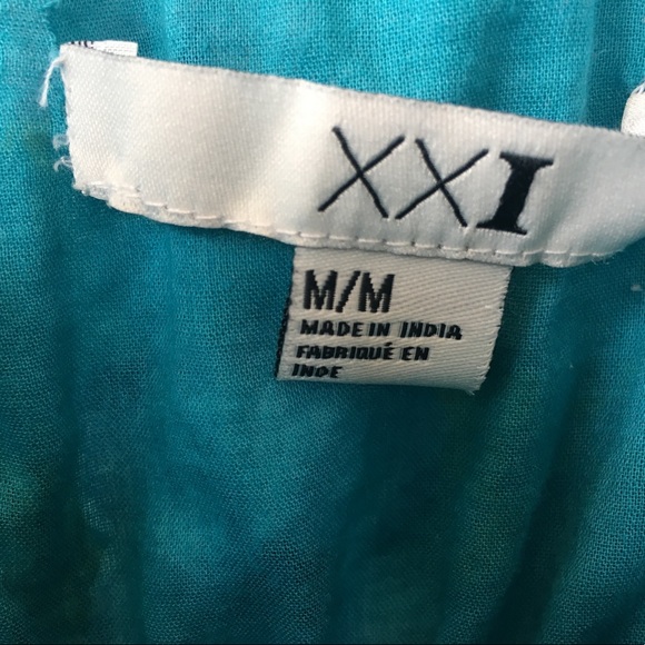 Forever 21 Ruffled Floral Cotton Cropped Tank Top - Picture 6 of 6